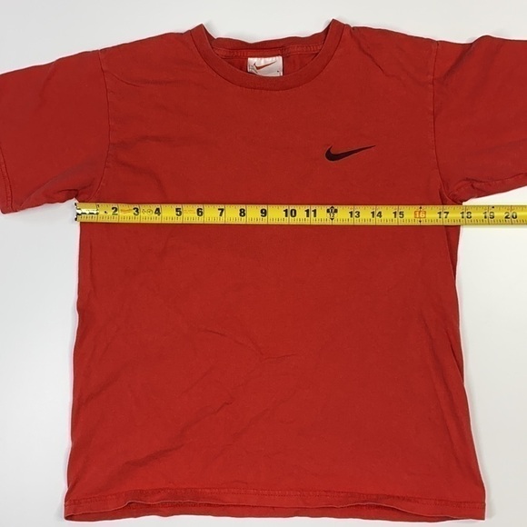 Vintage Nike Red Black Swoosh Tshirt - Picture 3 of 7